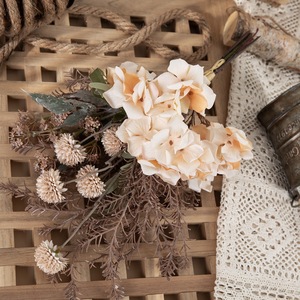 Bouquet d'hortensias artificiels Simmona CF01006, arrangement floral pour mariage, décoration murale pour la maison - Product Image 2