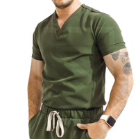 Ensembles de jogging à manches courtes pour hommes, nouveau style, tenues médicales personnalisées en tissu jersey Spandex/Polyester, détection par aiguille
