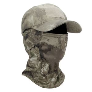 2PCS Outdoor Dustproof <b>Scarf</b> Integrated <b>Hat</b> Camouflage Breathable Suitable for Sports Fishing, Hiking, Outdoor Sun protection - Product Image 4