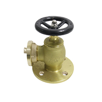 Hydrant incendie marin flexible de 1,5, 2 et 2,5 pouces, en laiton et acier inoxydable robuste, homologué SOLAS pour la lutte contre les incendies sur navires