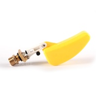 Robinet à flotteur pour bol de boisson vétérinaire, pour bétail, vache, mouton, auges d'eau, flotteur automatique en cuivre pour bétail
