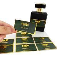 Étiquettes Personnalisées Imprimées de Haute Qualité pour Bouteilles de Parfum, Autocollants Adhésifs en Vinyle Luxe pour Emballage