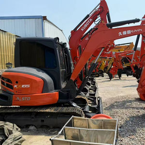Second-hand Kubota KX165, KX155and KX185small crawler excavators, suitable for agricultural production <b>engineering</b> <b>construction</b>. - Product Image 2
