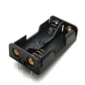 2aa batterie halter mit PCB Kontaktieren Pins