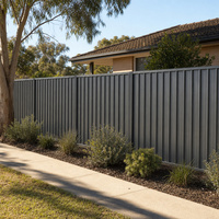 Panneaux de clôture de jardin en métal prépeint de haute qualité de 8 pieds pour la protection de la pelouse et du périmètre des maisons australiennes