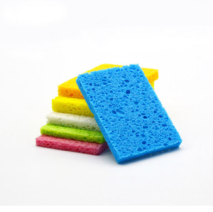 Vajilla <span class=keywords><strong>de</strong></span> cocina ecológica esponja <span class=keywords><strong>de</strong></span> <span class=keywords><strong>limpieza</strong></span> <span class=keywords><strong>Productos</strong></span> <span class=keywords><strong>de</strong></span> <span class=keywords><strong>limpieza</strong></span> del hogar esponja multicolor biodegradable pulpa <span class=keywords><strong>de</strong></span> madera algodón - Product Image 6