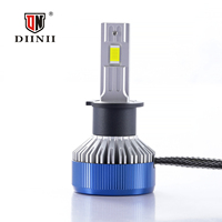 Ampoules de phare LED mini haute puissance Y1-H3, faisceau haut et bas, 8000LM, 75W, Plug & Play, H3 HB3, 6500K, aluminium, ajustement universel