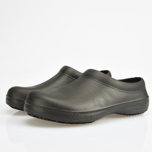 Commercio all'ingrosso antiscivolo resistenza all'olio EVA Black Restaurant Hotel Best Chef Cook Safety Kitchen Clog Shoes - Product Image 2