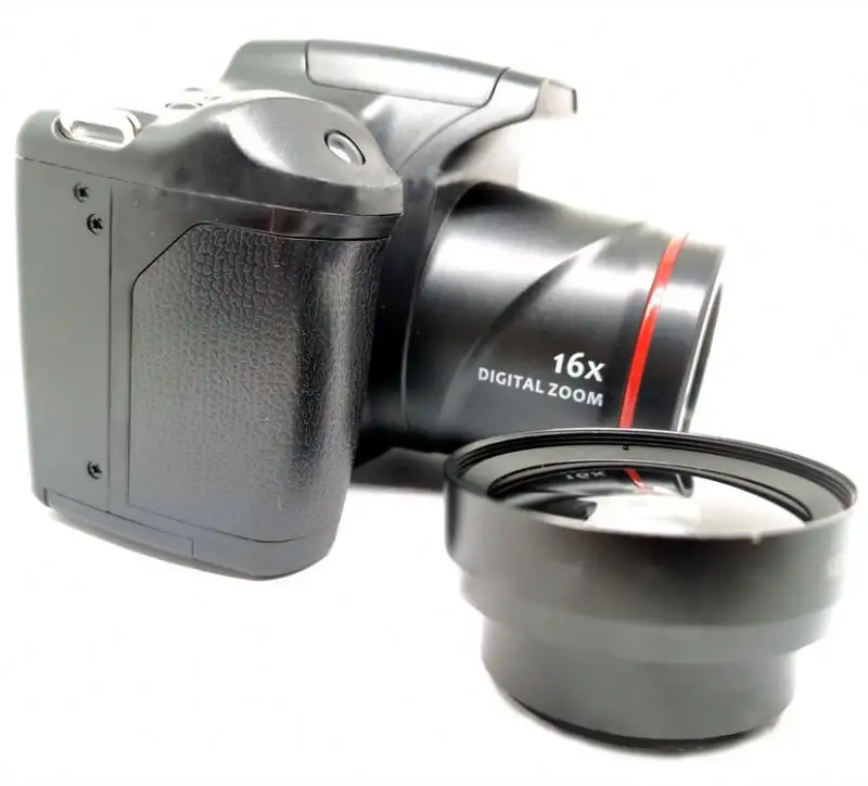 Hot Koop 16 Miljoen Pixel Met Afneembare Groothoek Lens Digitale High-Definition Camera