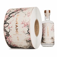 Étiquette autocollante personnalisée en vinyle, résistante à l'eau, aux rayures et aux UV, avec estampage à chaud doré, impression couleur intégrale pour emballage