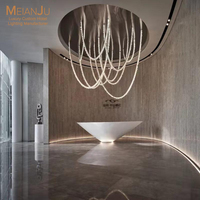 Lustre linéaire moderne de luxe en cristal, suspension LED design finition or, garantie 3 ans, anti-éblouissement, tiges en quartz naturel