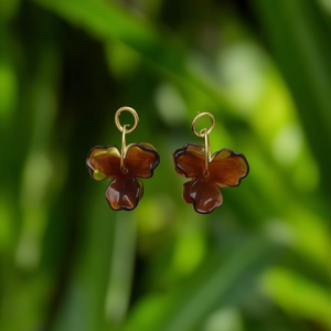 Boucles d'oreilles pendantes tendance en acier inoxydable 316L avec placage or PVD, durables et résistantes - Product Image 3