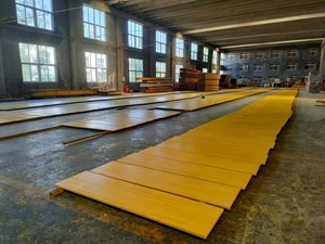 21mm 27mm đầy đủ 3-ply Vàng shuttering tấm thông xây dựng ván khuôn ván ép tấm - Product Image 5