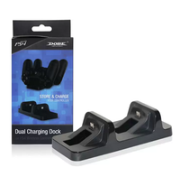 Chargeur de manette DOBE Original pour PS4 SLIM PRO, support double pour manettes, chargeur double
