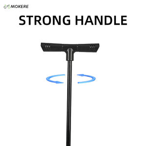 الأكثر مبيعًا مضخة دراجات نارية من الفولاذ الكربوني السميك على الطريق مع مقياس ضغط - Product Image 3