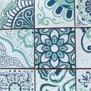Modello di stampa di colore verde chiaro a getto d'inchiostro marmo mosaico in ceramica fornitore di piastrelle per la decorazione domestica - Product Image 3