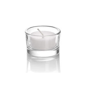 Custom candle glass jar bulk tealight and votive candle holders glass for soy candle wax