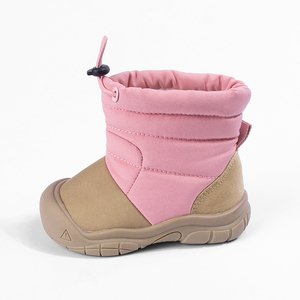 Bottes chaudes imperméables antidérapantes pour enfants unisexes en gros, automne/hiver, solides, pour l'extérieur, avec fermeture à boucle et crochet, pour enfants de 4 à 6 ans - Product Image 3