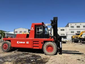 Chariot élévateur diesel Kalmar DCD450 d'occasion de 45 tonnes avec mât à trois sections - Product Image 4