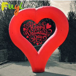 Décoration Saint Valentin Ballon gonflable géant en forme de coeur Ballon gonflable rouge grand coeur pour décorations de centres commerciaux - Product Image 5