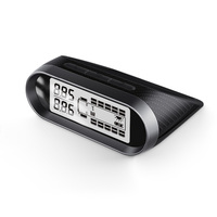 Système de surveillance de pression des pneus solaire Mata T2S avec 4 types d'alarmes, moniteur de pression interne pour 14 pneus de camions, alertes de basse/haute pression, alertes de haute température