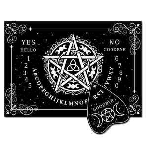 Nouveau moderne abstrait soleil lune oeil Tarot conseil vie arbre en bois énergie Communication jeu de société radiesthésie Divination conseil parlant - Product Image 1