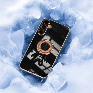 Custodia per telefono con placcatura di lusso graziosa per astronauta custodia per Samsung <span class=keywords><strong>Galaxy</strong></span> A53 A23 <span class=keywords><strong>A22</strong></span> A32 M32 A42 A52 A72 <span class=keywords><strong>Cover</strong></span> in Silicone morbido - Product Image 3