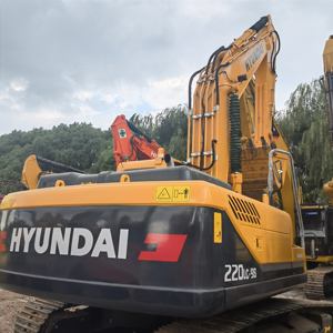 Pelle sur chenilles d'origine coréenne Hyundai 220LC-9S 220 225LC 20 tonnes Hyundai 210 Pelle hydraulique d'occasion - Product Image 4