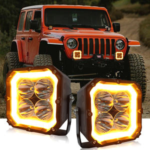 새로운 80W 5인치 LED 드라이빙 라이트 4X4 오프로드 작업 트럭 램프 화이트 DRL IP69 방수 유니버설 피팅 - Product Image 2