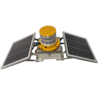 Feux de navigation solaires à combustion constante rouge HB110 pour utilisation en mer, lumière solaire nautique, lanterne solaire pour plaisanciers