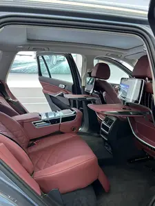 HB 2023最新X5 X5L G05高級インテリアキット後部座席キット、電動伸縮式アームレストと赤ワイン冷蔵庫付き