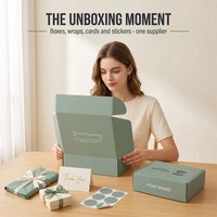 Boîtes cadeaux pliables de luxe personnalisées avec revêtement UV en carton ondulé pour l'emballage de vêtements et de chaussures Boîtes d'avion écologiques