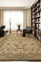 Grand tapis d'intérieur rétro de style persan imprimé en 3D lavable pour salon, chambre à coucher, tapis de sol de chevet