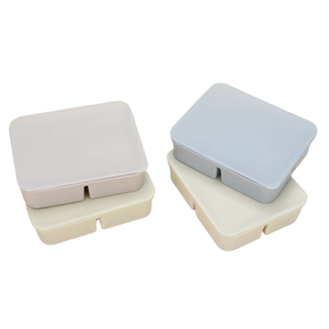 Conteneur de congélation rectangulaire en silicone personnalisé avec logo, grande taille, pour la fabrication de glaces, avec couvercle, recyclable et sans BPA - Product Image 6