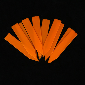 One Shape colorido plástico horticultura flor planície planta suculenta etiqueta, Garden Stake Tag, marcador de sementes/branco estacas planta - Product Image 3