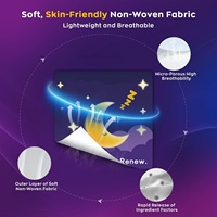 Autocollant de sommeil respirant haut de gamme, infusé aux huiles essentielles HLK Premium, avec logo personnalisé OEM, sûr pour la peau, pour boutiques