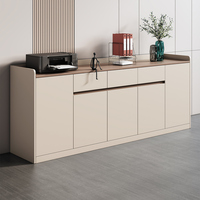 Armoires de classement en bois de luxe Mobilier de bureau Mobilier de bureau à semelle simple Classeur Table de bureau Armoire de rangement
