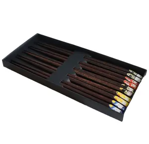 Hàn Quốc Gỗ Chop Sticks Tóc Sticks 5 Cặp Bộ Quà Tặng Tái Sử Dụng Nhật Bản Trung Quốc Ngón Tay Đũa