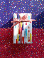 Papier de soie d'art de Noël de haute qualité en gros 80g 43*300cm Cadeau Luxe Emballage personnalisé pour anniversaire Rouleau de papier d'emballage