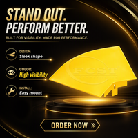 FCST-CR120-ELB45-CVR Kuning 120mm Penutup Siku Horizontal Saluran Optik Plastik