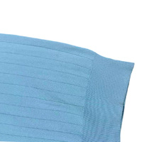 Suéter de Punto con Cuello Redondo para Mujer, Manga Corta, Textura Acanalada, Tejido Fino, Informal, Básico, Esencial, Cómodo, Estilo Diario, OEM