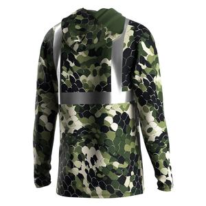 Camisetas con Capucha Reflectantes para Pesca Nocturna para Hombre, Manga Larga, UPF 50+, Secado Rápido, para Pescadores Entusiastas - Product Image 5