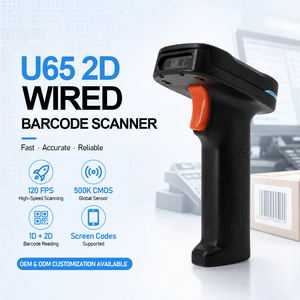 Lector de Códigos de Barras Portátil de Alta Precisión Global COMS para Decodificación de Códigos 1D, 2D y QR, Uso en Minoristas y Almacenes - Product Image 2