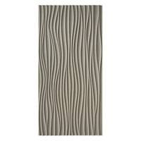Panneau mural en pierre artificielle JOCY léger, imitation pierre, couleur blanc brun, design creux, panneau mural en pierre artificielle PU, panneau mural en pierre