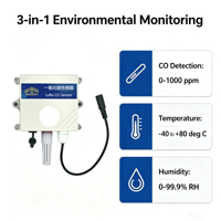 Détecteur de fuite de gaz CO électrochimique LoRaWAN avec seuil intelligent et longue portée pour la sécurité industrielle