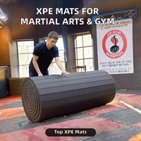 Nouveaux tapis de rouleau XPE pour l'entraînement de gymnastique à domicile tapis de compétition souples polyvalents pour la lutte aux grappins Taekwondo Judo Jiu-Jitsu