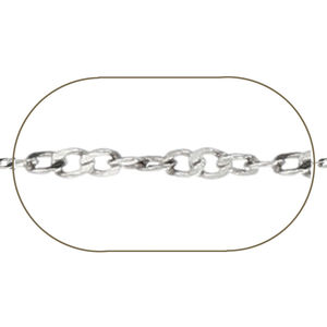 Collier chaîne en ruthénium de luxe italien Fournitures de bijoux pour femmes à la mode pour fiançailles pour cadeaux de bricolage de fête - Product Image 2