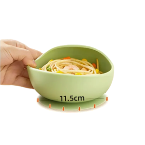 Bol pour bébé en silicone de conception d'escargot de qualité alimentaire sans BPA de l'usine SSPH avec base à ventouse pour bébé mangeant des enfants accessoire de salle à manger - Product Image 4