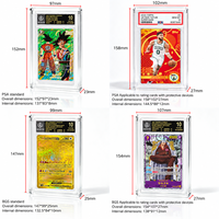 Étui de protection transparent en acrylique pour cartes gradées PSA, TCG, Anime – Présentoir personnalisable avec logo – Vente en gros