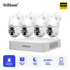 Chương trình khuyến mãi nvs011 + 4 * ipc0592 Cách Nói chuyện hình người theo dõi Wifi hệ thống báo động không dây srihome Hot Bán Dễ dàng cài đặt máy ảnh - Product Image 5